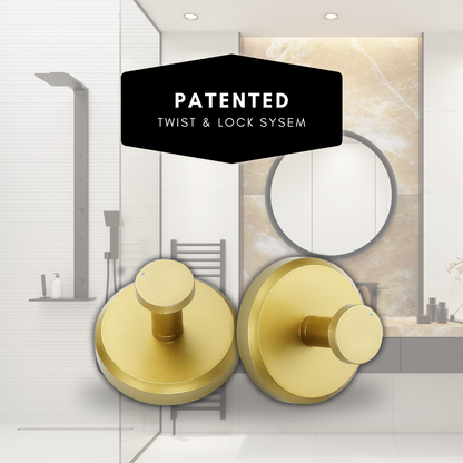 No-Drill Hooks Gold