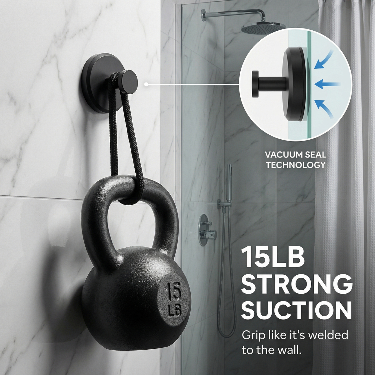 ROHA SUCTION CUP HOOKS (4X) -